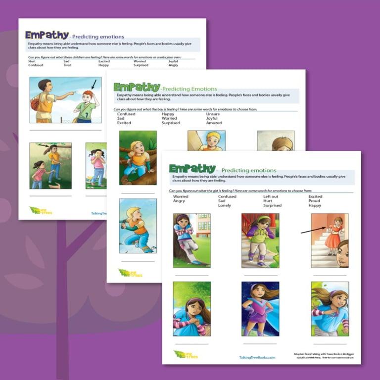 Elementary school Worksheets | Empathy Worksheets - Predicting Emotions