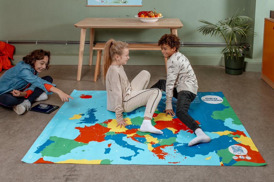 Elementary school Game | European Play Rug (Tarpaulin)