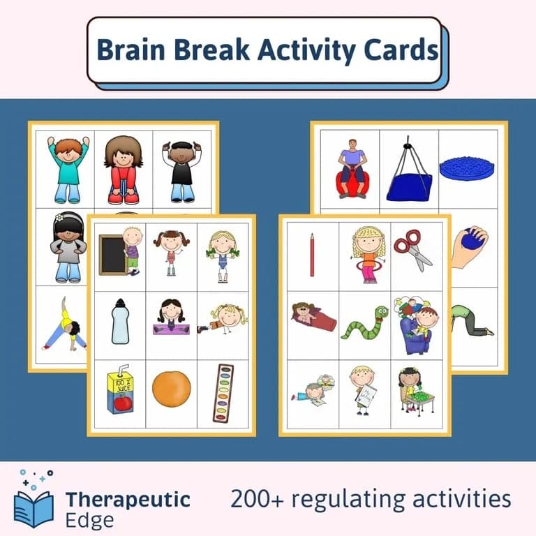 Elementary school Energizer | Brain Break Activity Cards