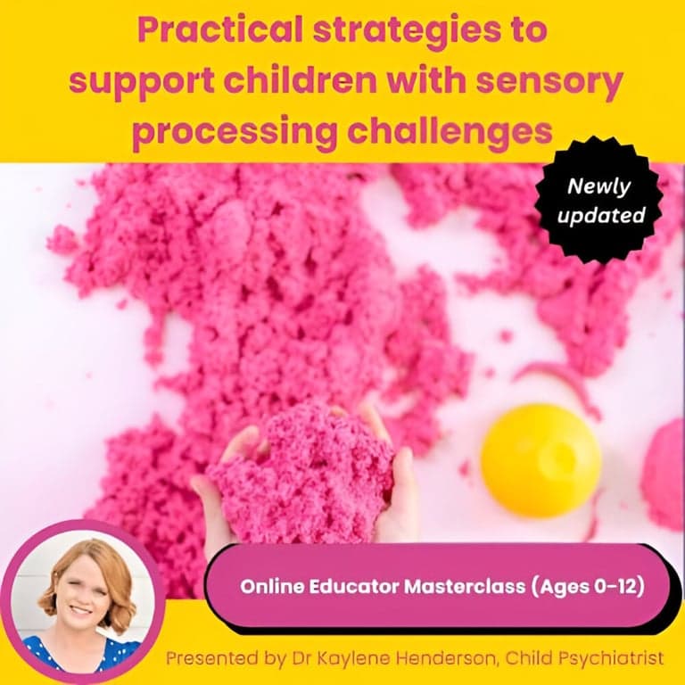 Elementary school Masterclass | Practical Strategies to Support Children with Sensory Processing Challenges