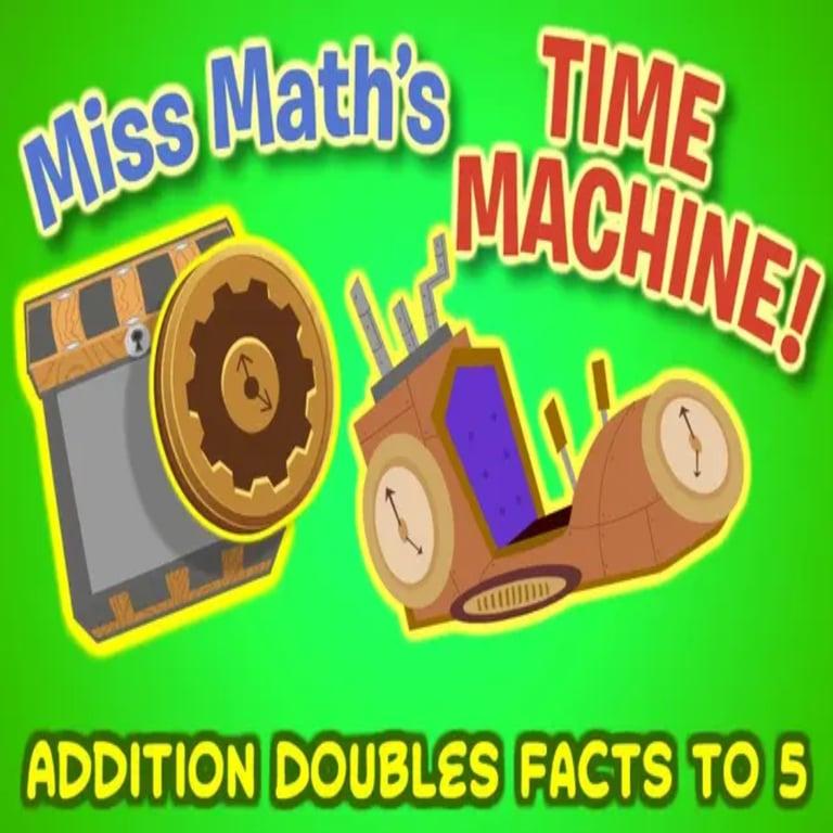 Elementary school Game | Ms. Math's Time Machine - Addition Doubles Facts to 5 Game