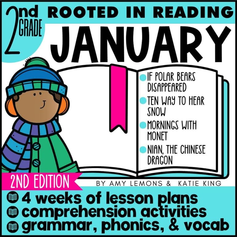 Elementary school Lesson Package | Rooted in Reading 2nd Grade Read Aloud Comprehension and Activities (2nd Edition)
