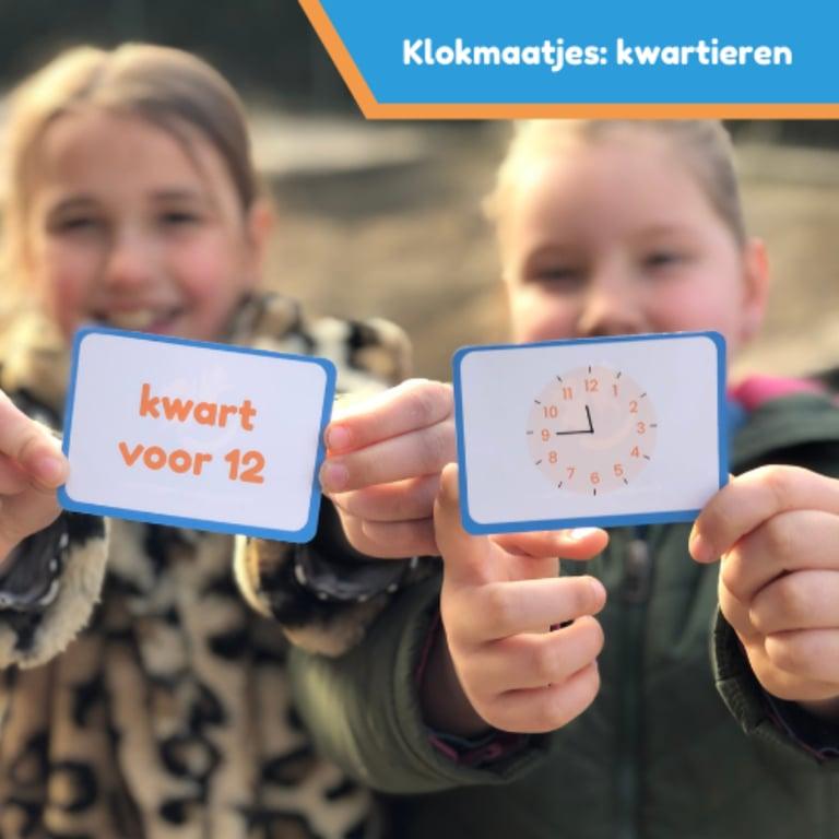 Elementary school Spel | Klokmaatjes: Klokkijken Kwartieren