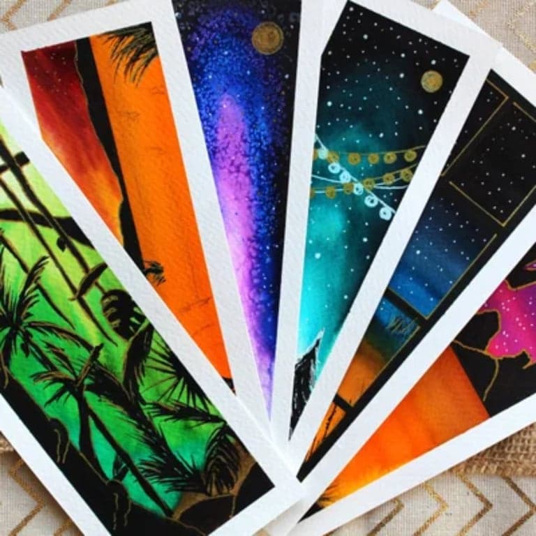 Elementary school Workshop | Brushing Bookmarks