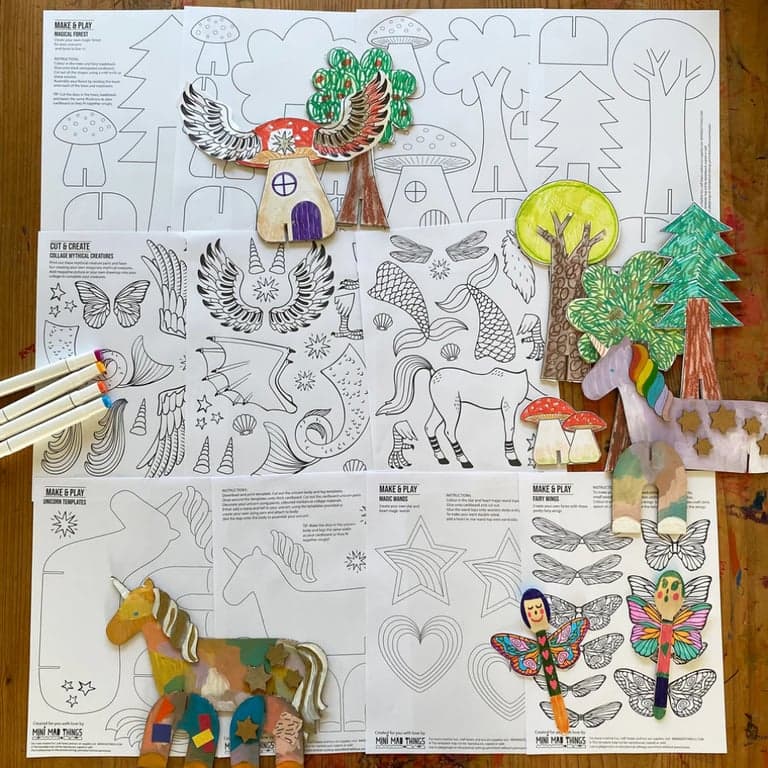 Elementary school Materials | Mythical Creatures & Magic - Printable Activity Sheets