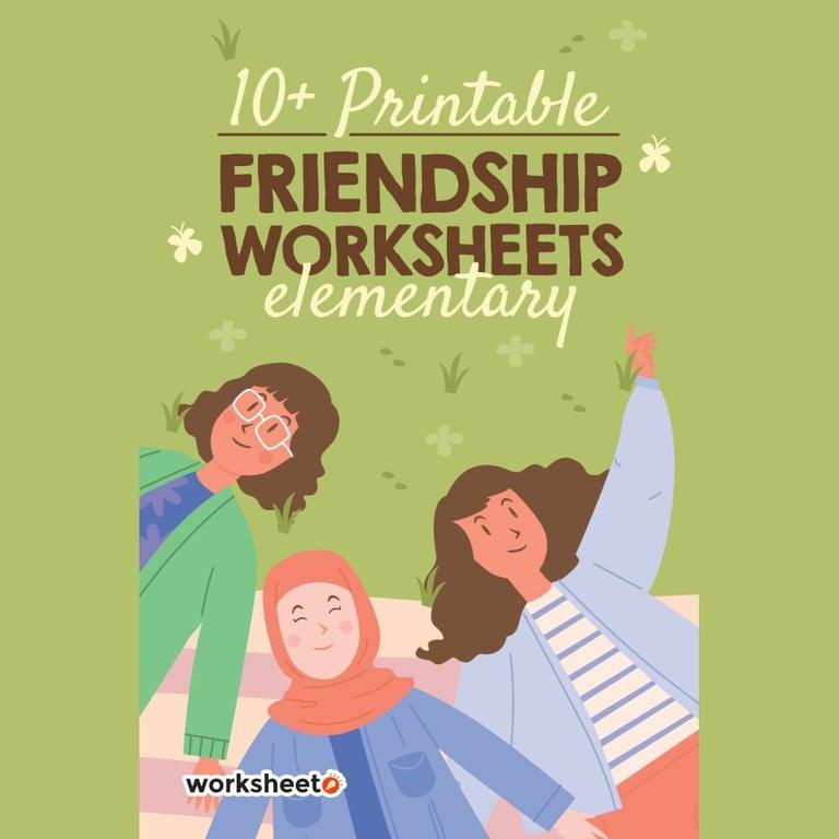 Elementary school Worksheet | Elementary Friendship Printable