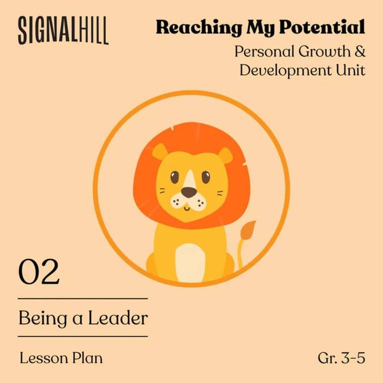 Elementary school Lesson Idea | Being a Leader