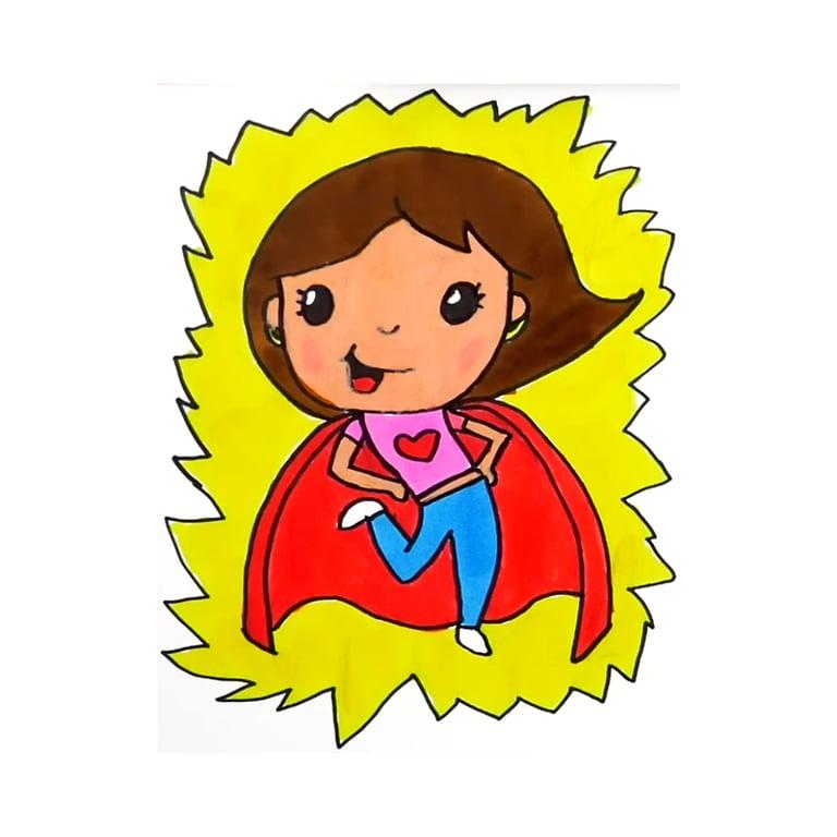 Elementary school Video | How to Draw Super Mom – Mother’s Day