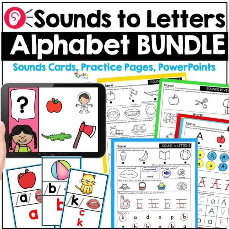 Elementary school Lesson Package | Alphabet Bundle Speech-to-Print Approach Science of Reading