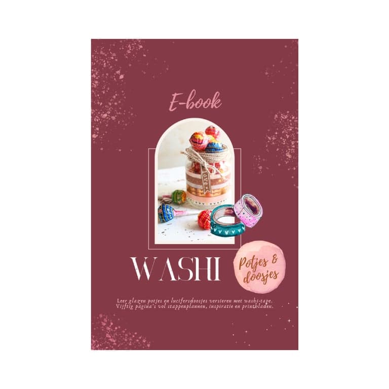 Elementary school Lesson Package | E-Book Washi Pots and Boxes