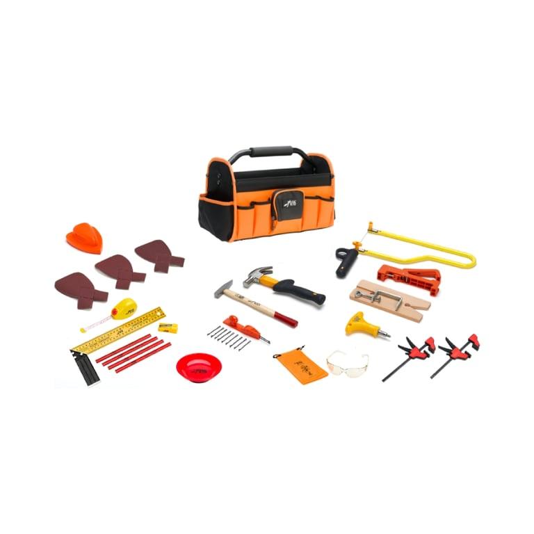 Elementary school Material | Children's Tool Set 21 Items With Scroll Saw