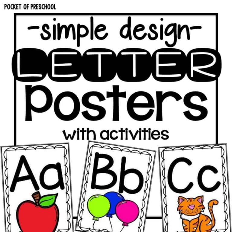 Elementary school Poster | Simple Design Alphabet