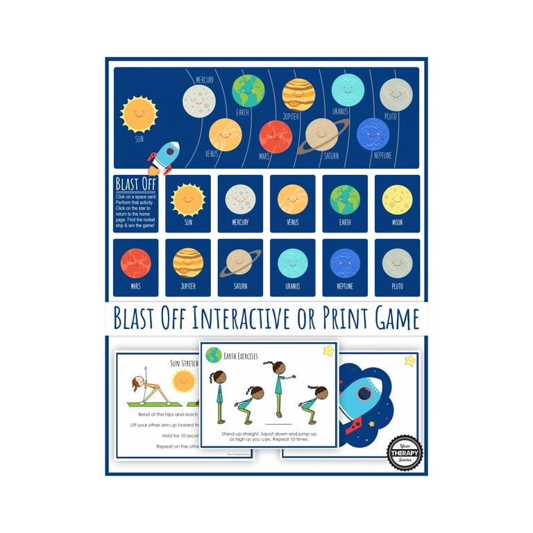 Elementary school Energizer | Solar System Games for Kids – Blast Off