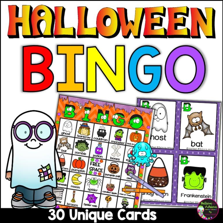 Elementary school Game | Halloween Bingo