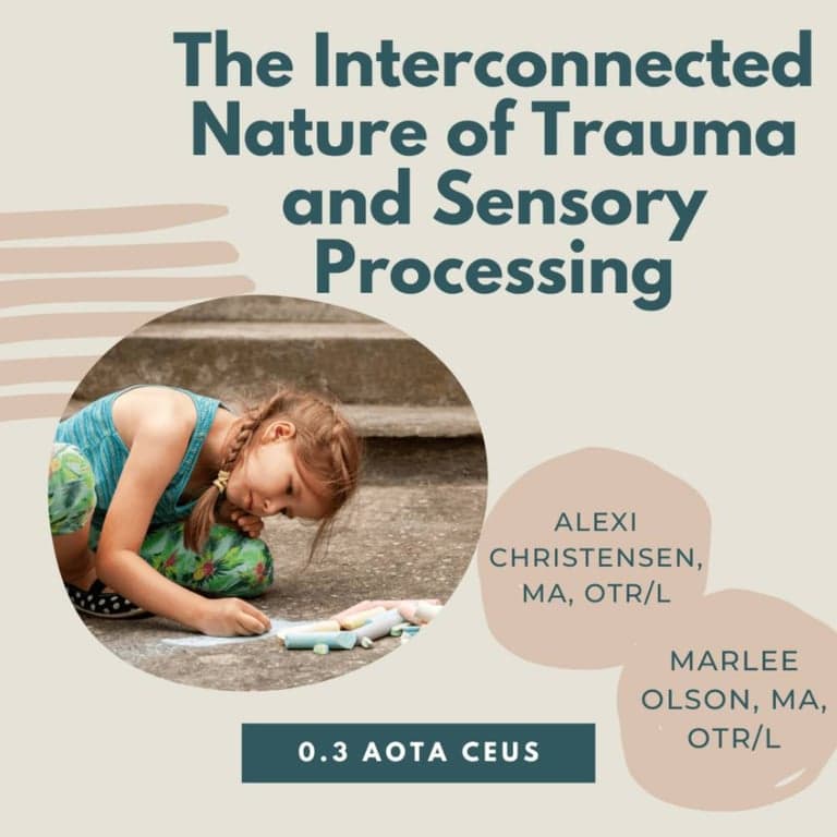 Elementary school Webinar | The Interconnected Nature of Trauma and Sensory Processing