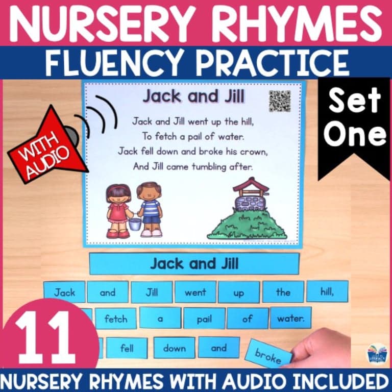 Elementary school Material | Nursery Rhymes Poetry Center (SET 1) – 11 poems