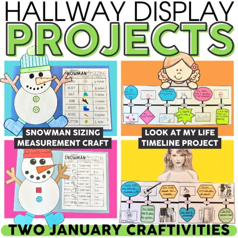 Elementary school Lesson Package | January Crafts