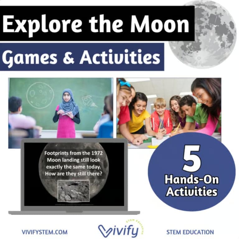 Elementary school Lesson Package | Explore the Moon: Games & Activities