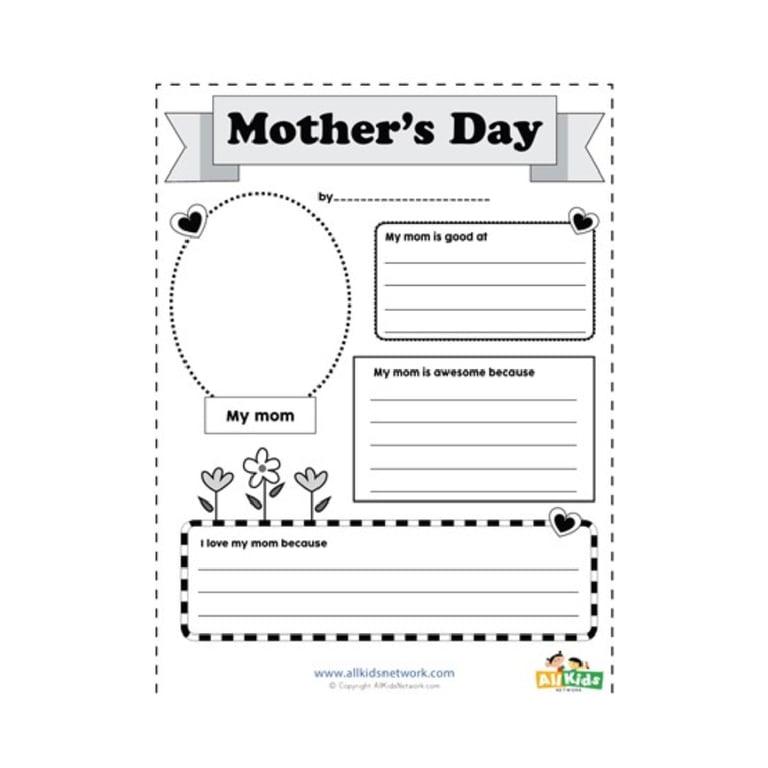 Elementary school Worksheet | Mother's Day Worksheet