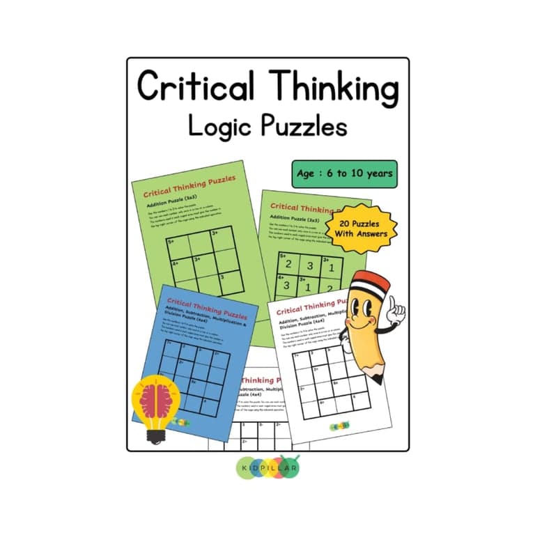 Elementary school Worksheet | Critical Thinking Puzzles