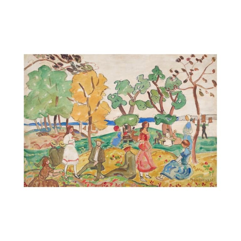 Elementary school Lesson Idea | Celebratory Feelings of Art and Math: Picnic in a Park