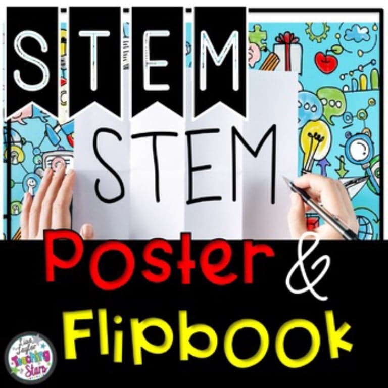 Elementary school Lesson Package | STEM Engineering Design Process Flipbook and Poster