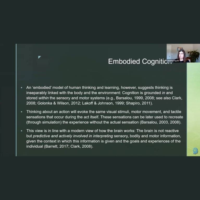 Elementary school Webinar | Embodied Cognition and the Future of Teaching and Learning