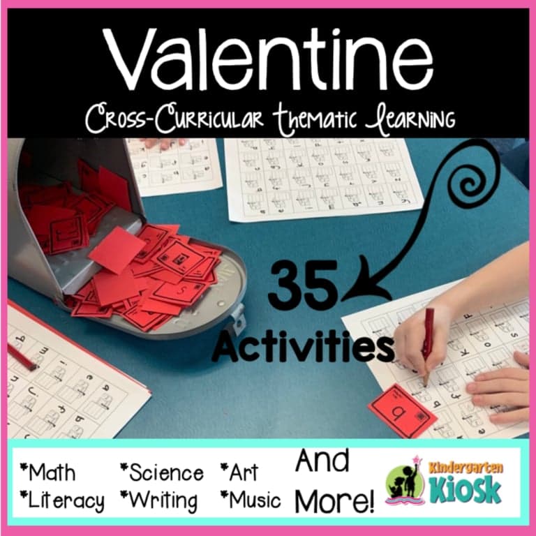 Elementary school Lesson Package | Valentine Activities Math Reading More