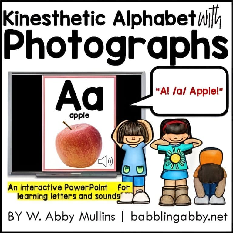 Elementary school Lesson Package | Kinesthetic Alphabet: Movement Based Learning