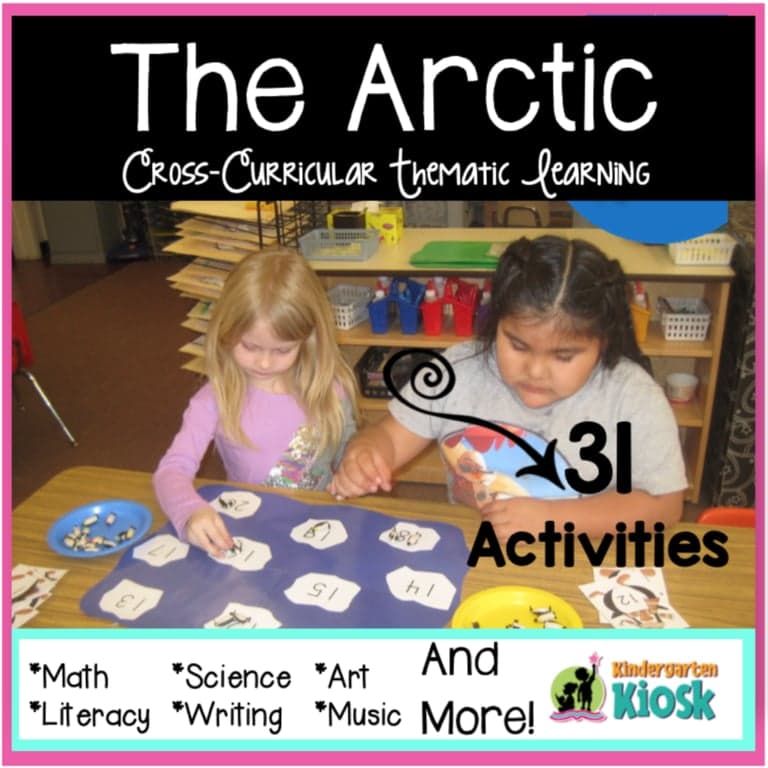 Elementary school Lesson Package | Arctic and Antarctic Activities Math Literacy Science and More
