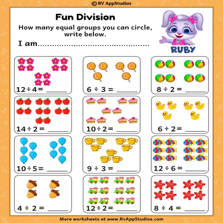 Elementary school Worksheet | Fun Division
