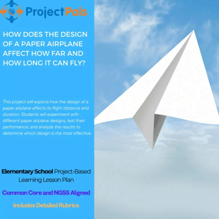 Elementary school Lesson Idea | How Does the Design of a Paper Airplane Affect How Far and How Long It Can Fly?