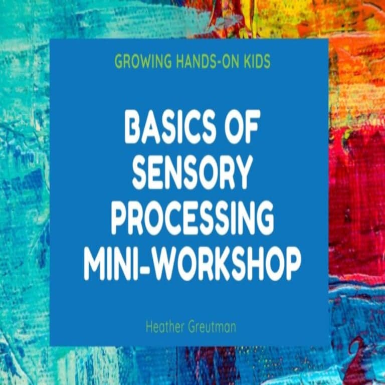 Elementary school Workshop | Basics of Sensory Processing Mini-Workshop