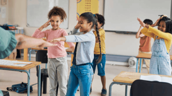 Support students’ learning through movement-based activities.