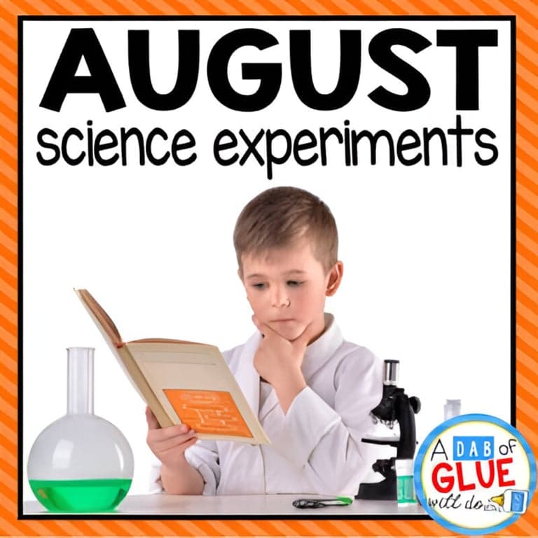 Elementary school Lesson Package | Kindergarten Science Experiments for August