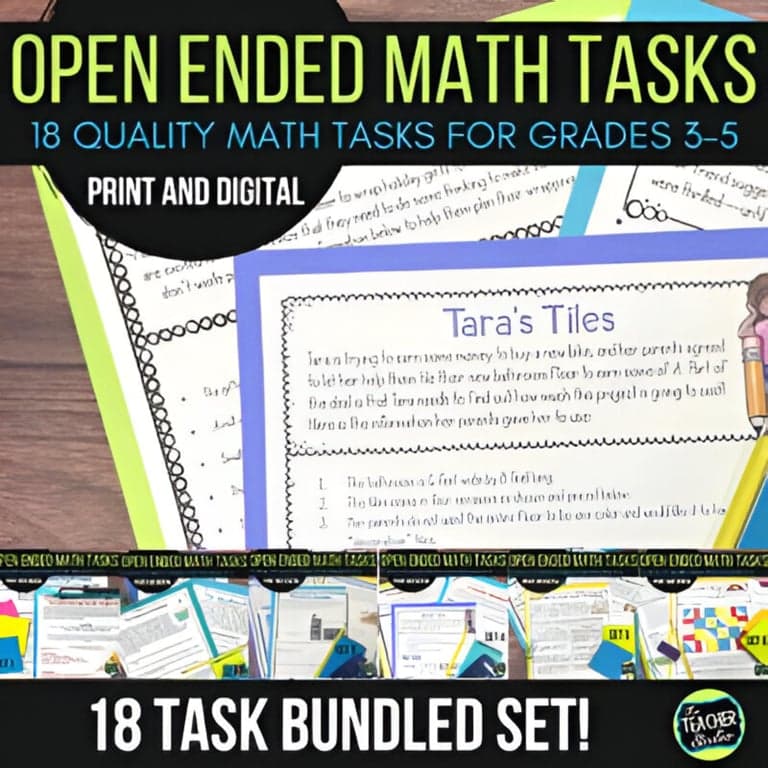 Elementary school Lesson Package | Problem Solving Challenges - Real World Math Task Bundle