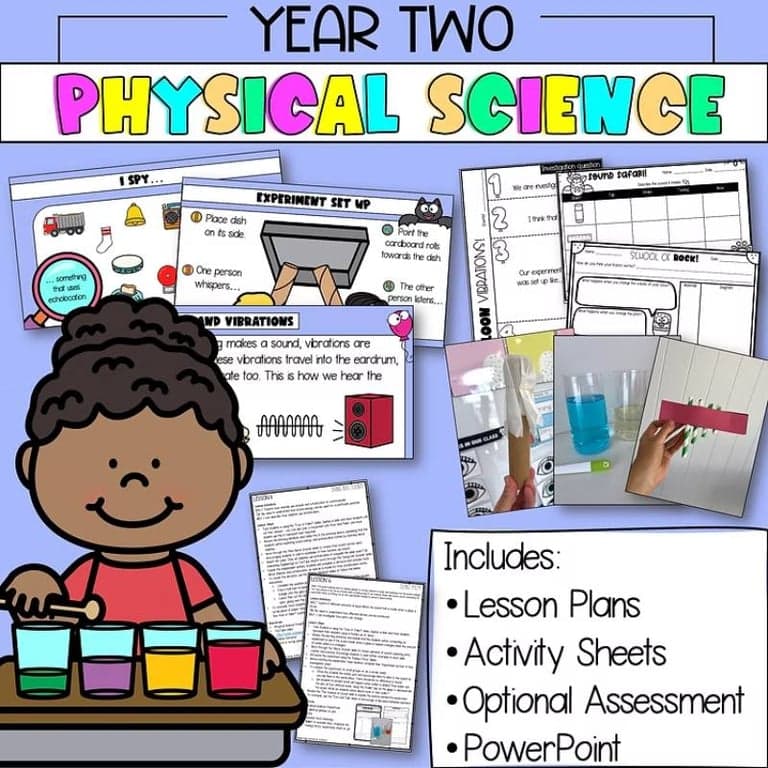 Elementary school Lesson Package | Year Two Physical Science - Australian Curriculum V9 & V8