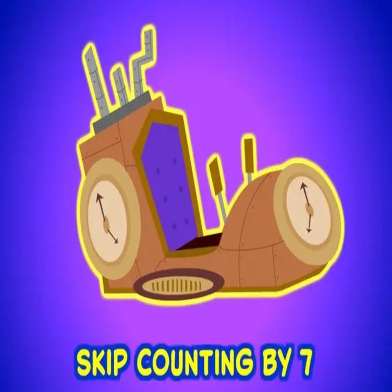 Elementary school Game | Time Machine - Skip Counting by 7 Game