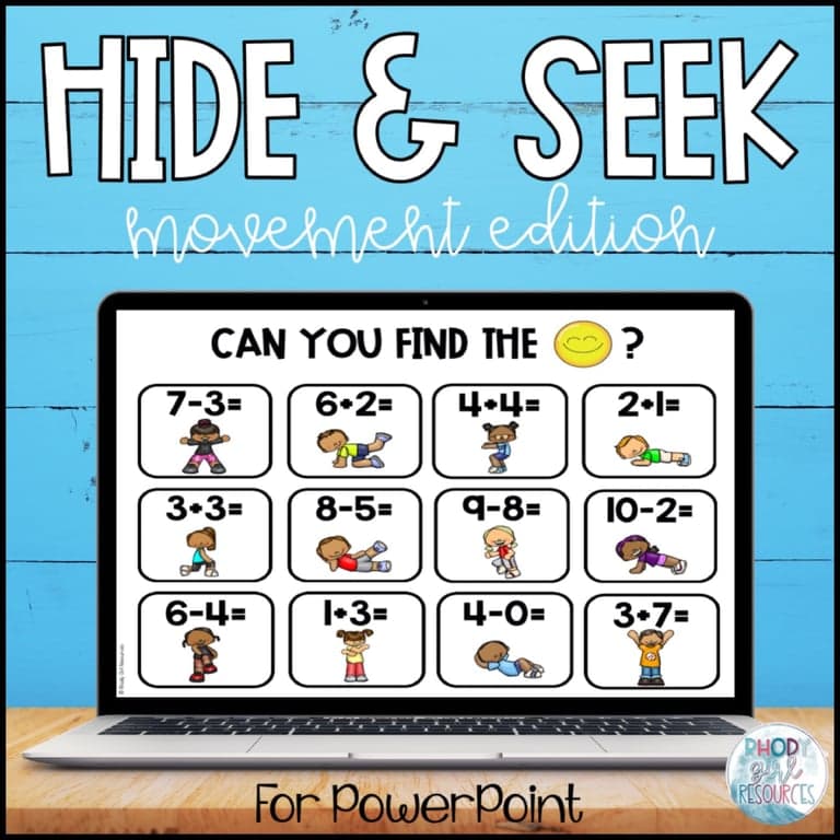Elementary school Game | Hide & Seek Game (Movement Edition)