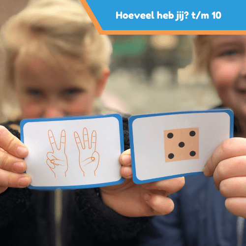 Elementary school Spel | Hoeveel heb jij? Getalbeelden Herkennen Getallen t/m 10