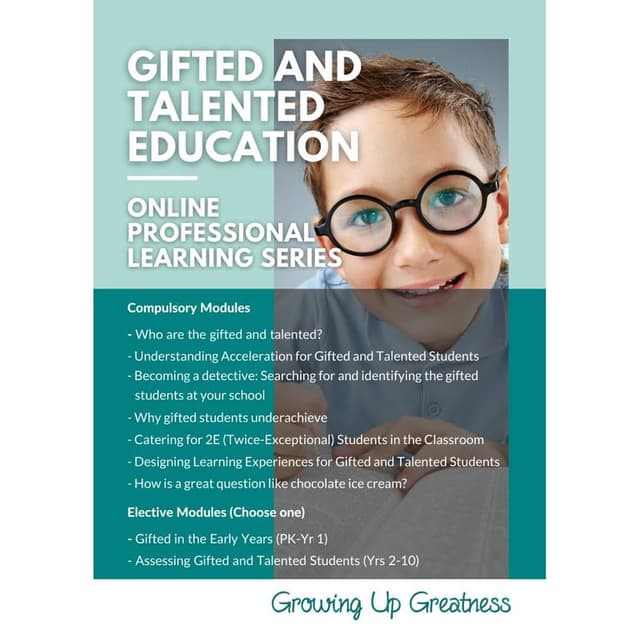Elementary school Course | Gifted and Talented 
