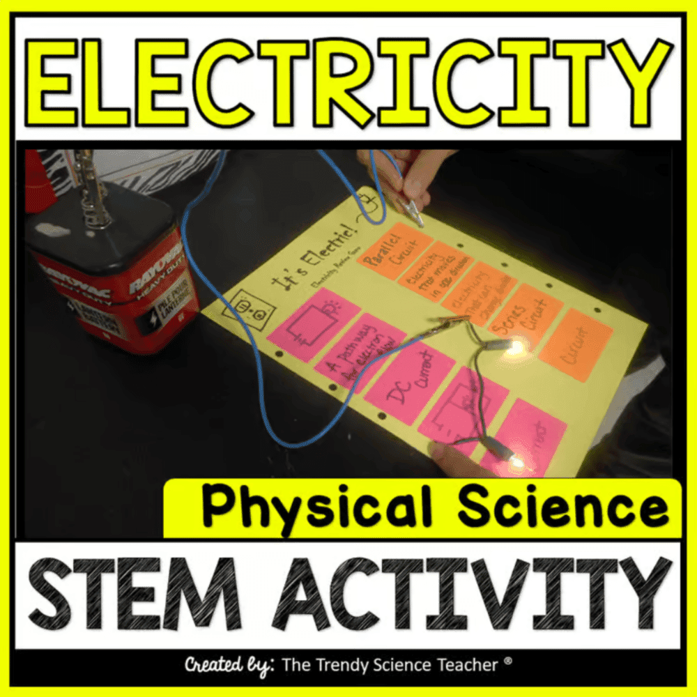 Elementary school Lesson Package | Electricity STEM Challenge (Build a Game Using Circuits)