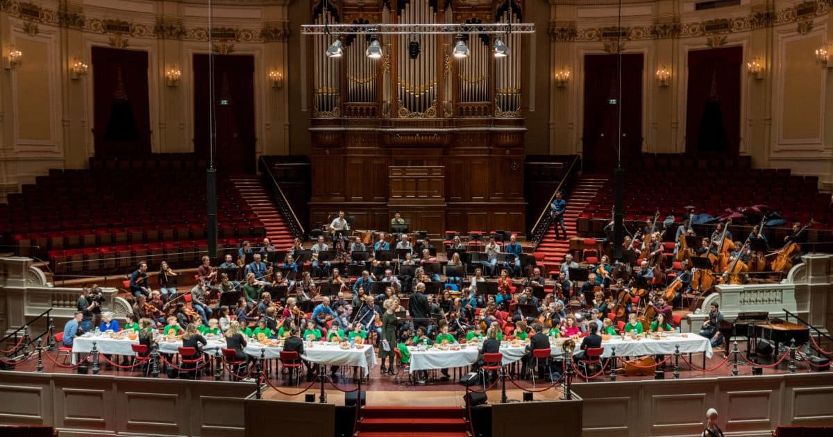 National School Breakfast begins at the Royal Concertgebouw
