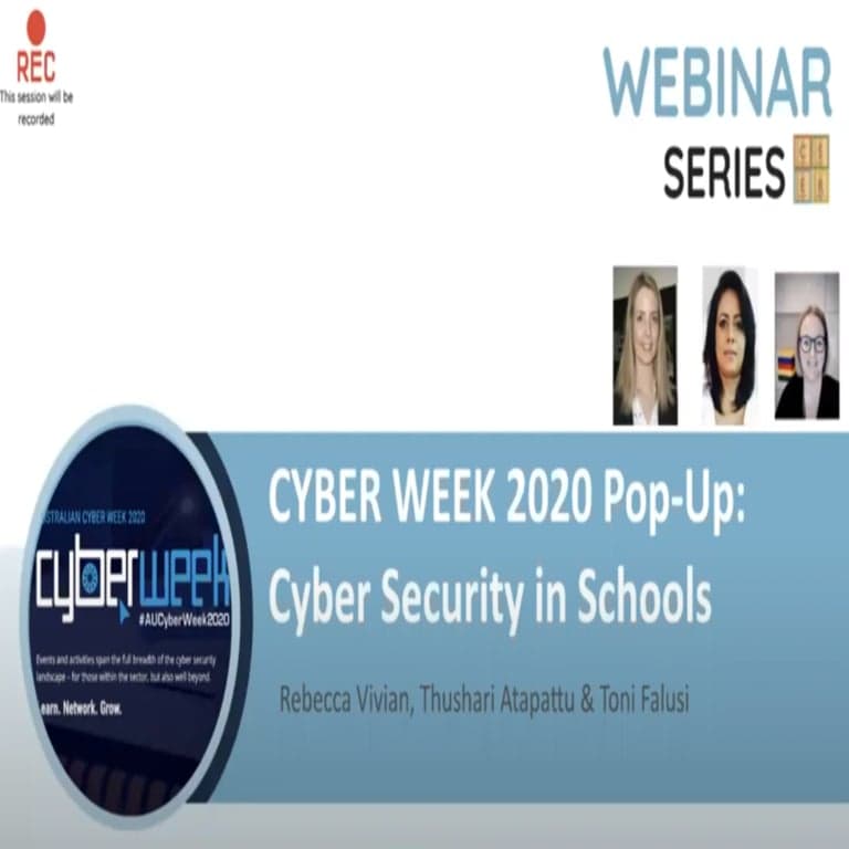 Elementary school Webinar | Cyber Security Education in Schools Webinar