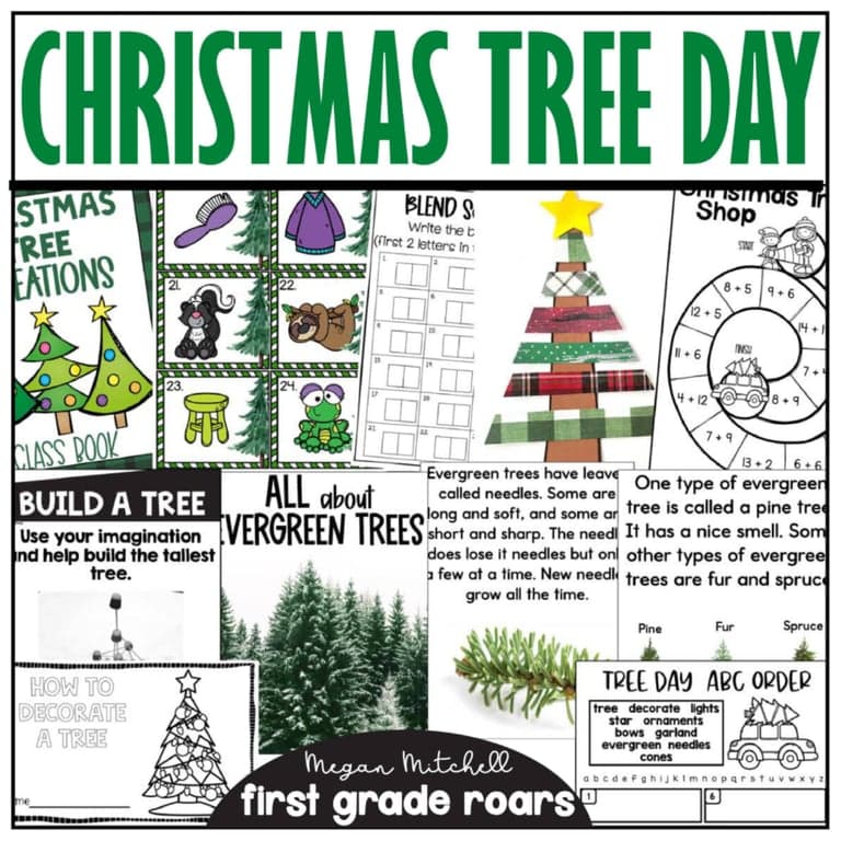 Elementary school Lesson Package | Christmas Tree Theme Day