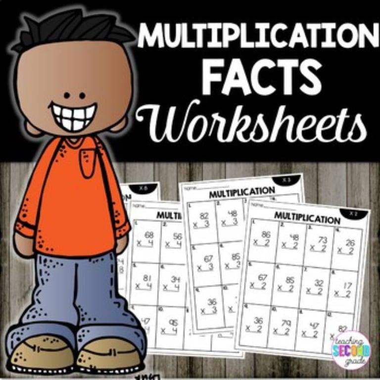 Elementary school Worksheet | Multiplication Facts Math