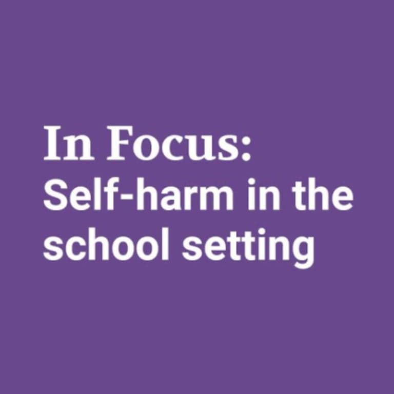 Elementary school Webinar | Self-Harm in the School Setting