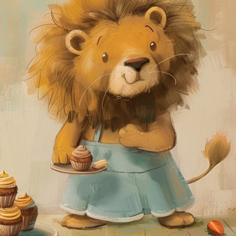 Elementary school Material | Free Lower Elementary Fiction Passage – Leo the Lion Loves to Bake