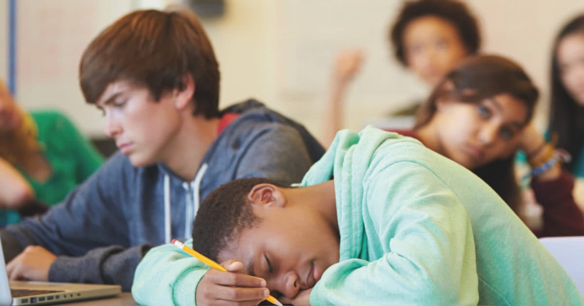Uninterested behavior often attributable to a lack of sleep