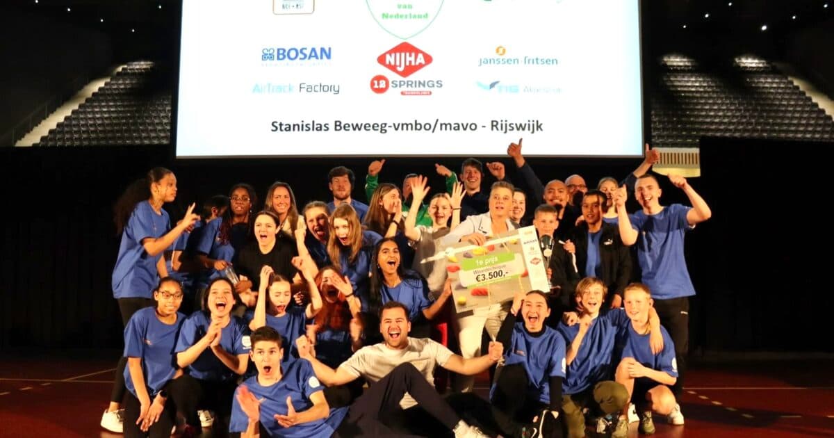 Stanislas Beweeg-vmbo/mavo wins the 2023 Dutch Fittest School election
